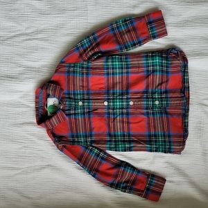Boden Boys Flannel Size 4-5